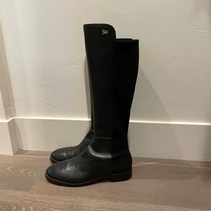 KEELAN KNEE HIGH LEATHER STRETCH STUART WEITZMAN BOOT